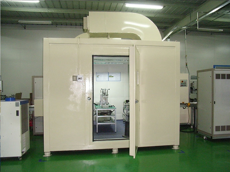 自動生產(chǎn)線產(chǎn)品質(zhì)檢室 室外噪聲≥75dB(A)，室內(nèi)≤35dB(A)